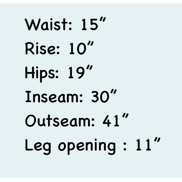 Adika Light Wash Front Seam Flare Jeans with Star Back Pockets Size Large - Picture 4 of 7